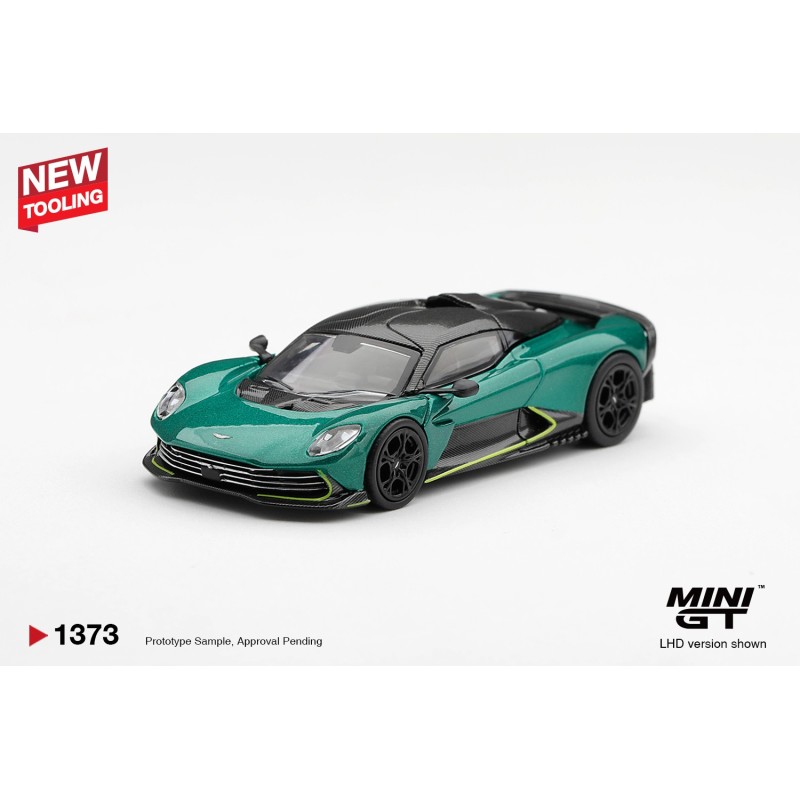 Mini GT ASTON MARTIN VALHALLA PODIUM GREEN 2025 1:64 Blister - MGT01373-BL