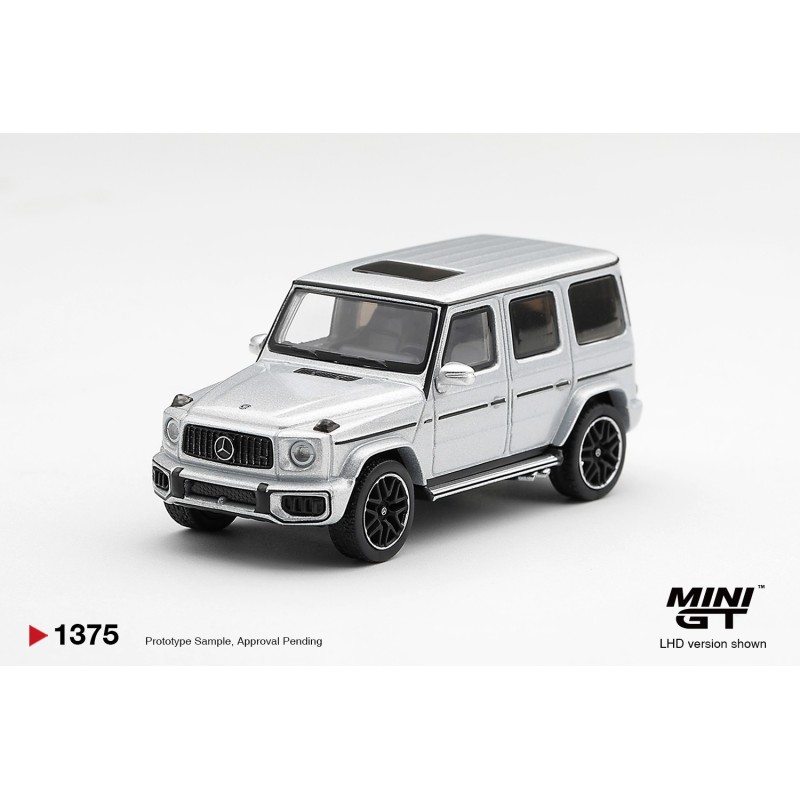 Mini GT MERCEDES-BENZ G63 SILVER METALLIC 2022 1:64 - MGT01375