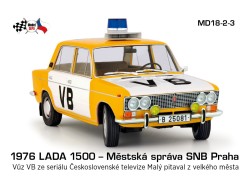 1976 LADA 1500 – Veřejná bezpečnost VB, MS SNB Praha – ze seriálu Malý pitaval z velkého města – Model DEPO 1:18