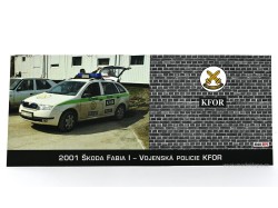 2001 Škoda Fabia I – Vojenská policie KFOR − CAL a MD 1:43, LIMITOVANÁ EDICE 50 ks