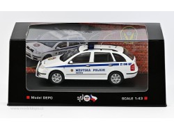 2001 Škoda Fabia I – Městská policie Havířov − CAL a MD 1:43, LIMITOVANÁ EDICE 50 ks