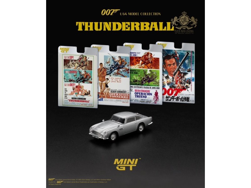 Aston Martin DB5  "Goldfinger" Englisch box - 1:64 - Mini GT