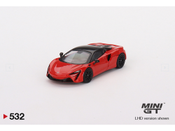 Mini GT - McLaren Artura rumělková červená - 1:64