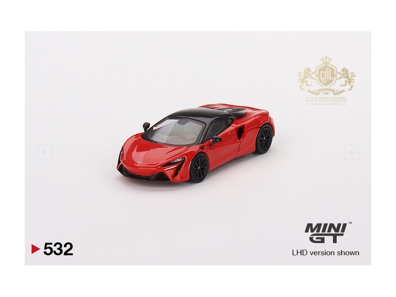 Mini GT - McLaren Artura vermillon red - 1:64