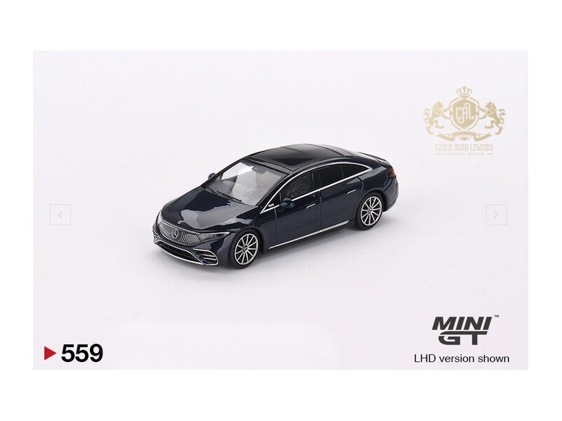 Mini GT - Mercedes Benz EQS 580 4matic -  blue met. - 1:64