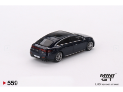 Mercedes Benz EQS 580 4matic -  tmavě modrá met. - 1:64 - Mini GT