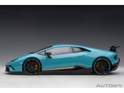 Lamborghini Huracán Performante 2017 1:12 (BLU GLAUCO/SOLID BLUE) - AUTOart
