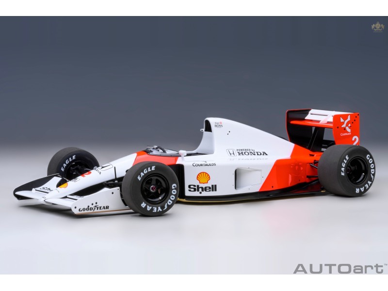 McLaren Honda MP4/6 1991 G.Berger n.2 (McLaren Logo) 1:18 - Auto Art