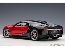 Bugatti Chiron 2017 1:12 (Italian Red / Nocturne Black) - AUTOart