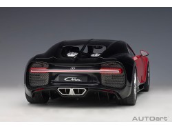 Bugatti Chiron 2017 1:12 (Italian Red / Nocturne Black) - AUTOart