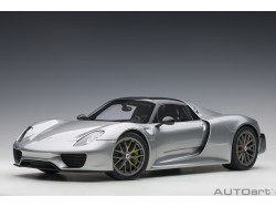 Porsche 918 Spyder 2013 1:12 (GT Silver Metallic) - AUTOart
