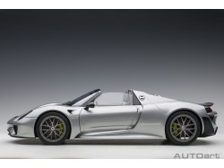 Porsche 918 Spyder 2013 1:12 (GT Silver Metallic) - AUTOart