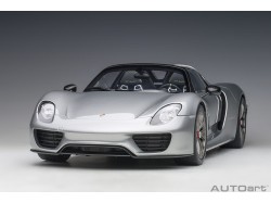 Porsche 918 Spyder 2013 1:12 (GT Silver Metallic) - AUTOart