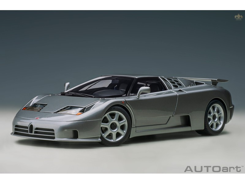 Bugatti EB 110 SS 1992 1:18 (Grigio Metallizzato) - AUTOart