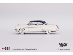 Mini GT -  LINCOLN CAPRI 1954 - bílá -1:64