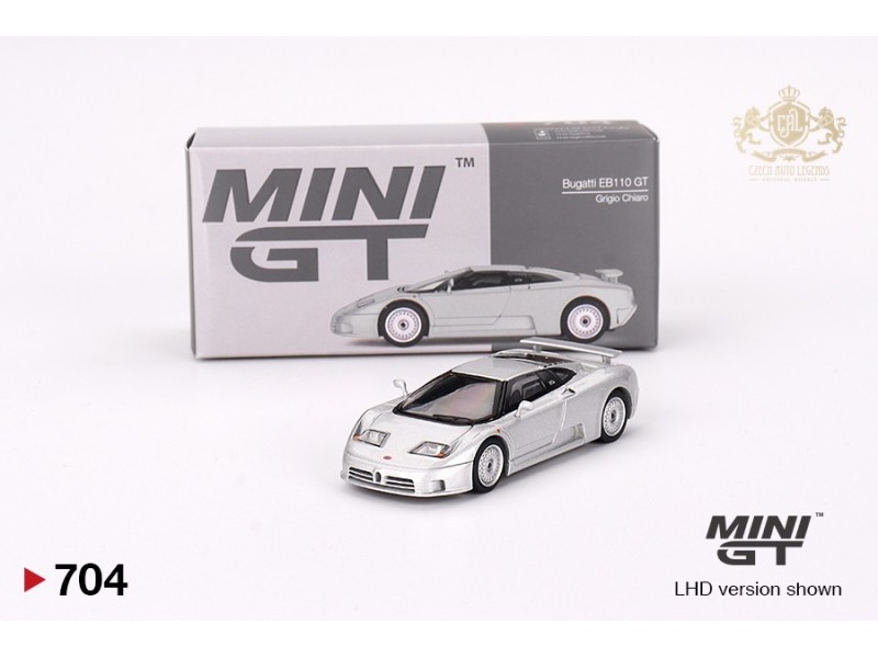 Mini GT -  BUGATTI EB110 GT GRIGIO CHIARO 1995  - 1:64