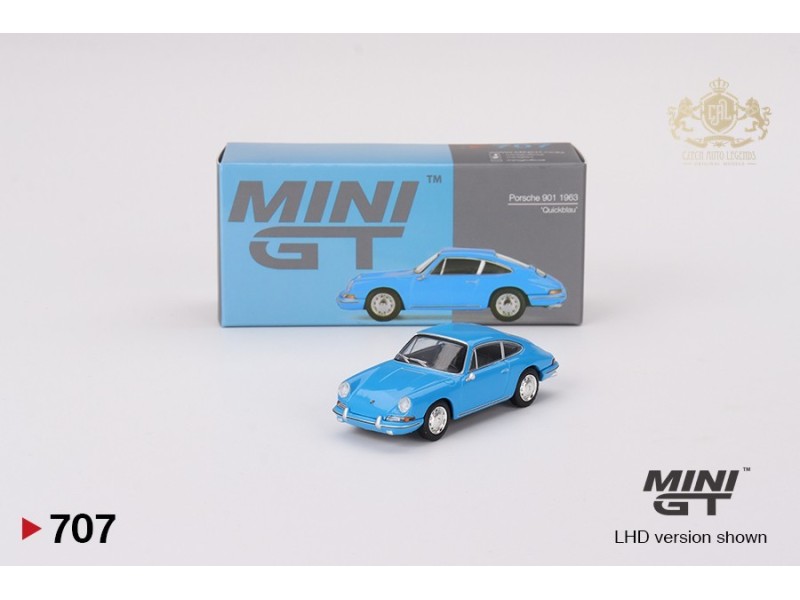 Mini GT - PORSCHE 911 (901) 1963 - modrá - 1:64