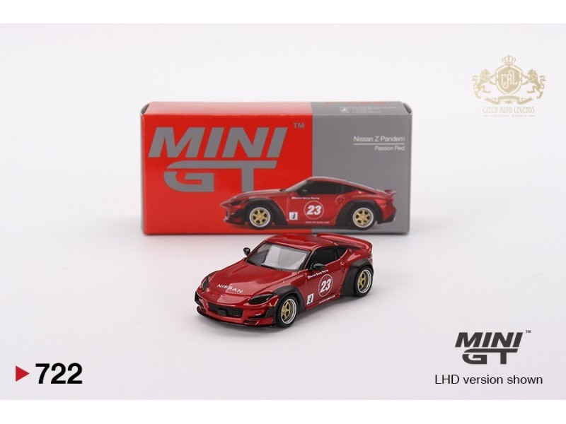 Mini GT -  NISSAN Z400 PANDEM PASSION RED 2023 - 1:64