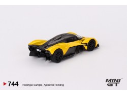 ASTON MARTIN VALKYRIE  YELLOW 2023 - 1:64 - Mini GT