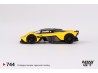 Mini GT -  ASTON MARTIN VALKYRIE  2023 - žlutá -1:64