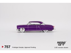 LINCOLN CAPRI HOT ROD PURPLE METALLIC 1954 - 1:64 - Mini GT