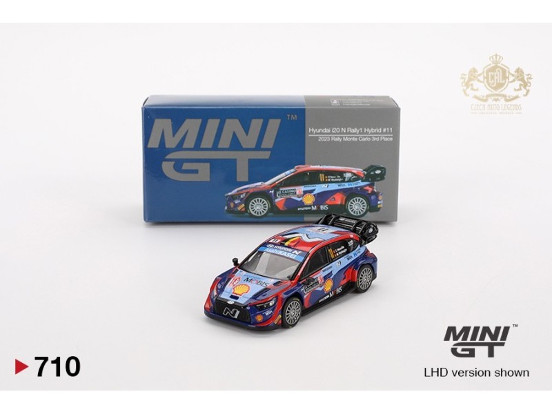 Mini GT -  HYUNDAI I20 N RALLY1 n.11 MONTECARLO 2023 - 1:64