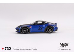 Mini GT -  NISSAN Z400 LB NATION WORKS 2024 - modrá -1:64