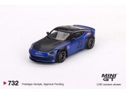 Mini GT -  NISSAN Z400 LB NATION WORKS 2024 - modrá -1:64