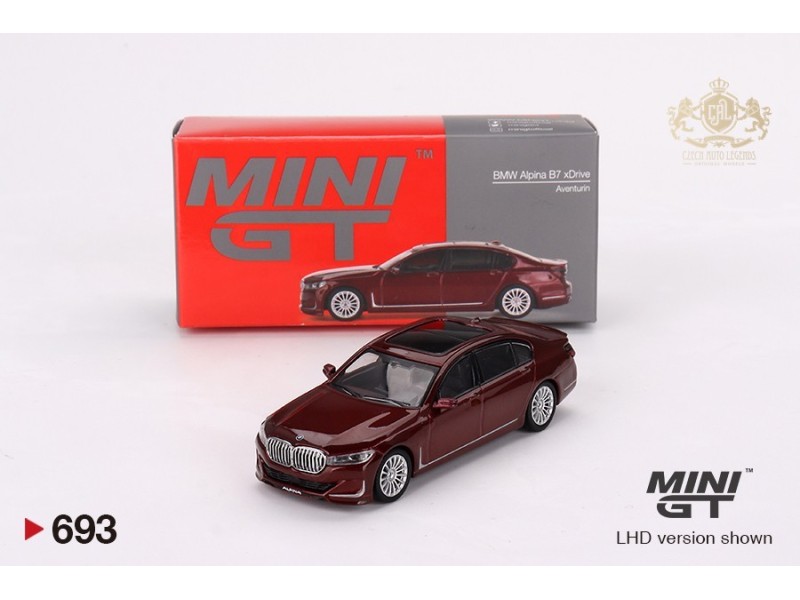 Mini GT - ALPINA B7 XDRIVE ALPINA 2023 - bílá - 1:64