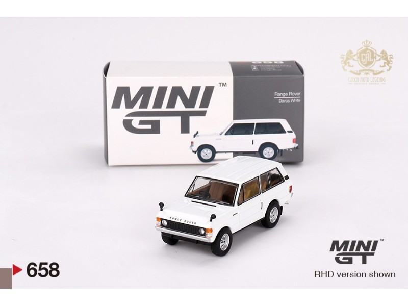 Mini GT - LAND ROVER RANGE ROVER 1971 - bílá  - 1:64