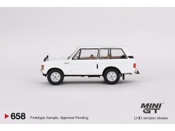 Mini GT - LAND ROVER RANGE ROVER 1971 - bílá  - 1:64