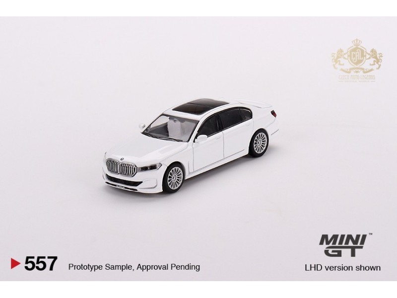 Mini GT - ALPINA B7 XDRIVE ALPINA 2023 - bílá - 1:64