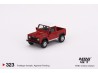 Mini GT - LAND ROVER DEFENDER 90 PICKUP - červená - 2009 - 1:64