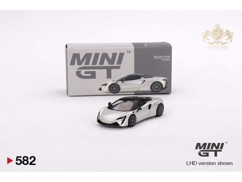 Mini GT - McLaren Artura ice silver - 1:64