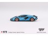 Mini GT - Lamborghini Sian FKP 37 - sv. modrá met. - 1:64