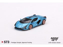 Mini GT - Lamborghini Sian FKP 37 - ligh blue met - 1:64