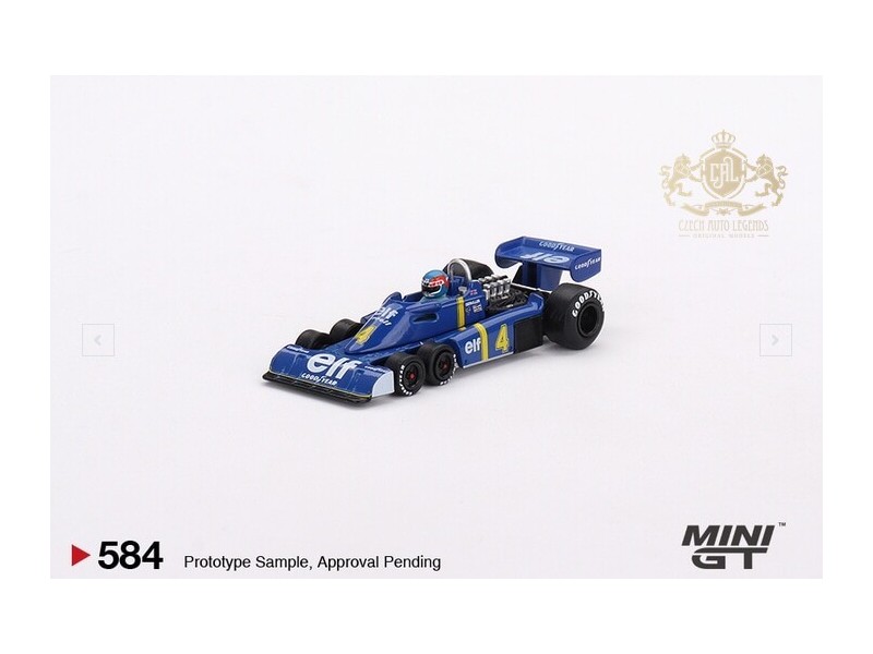 Mini GT -Tyrrell P34 n.4 - Patrick Depailler - 1:64