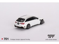 AUDI RS-6 R ABT GLACIER WHITE METAL 2020 - 1:64 - Mini GT