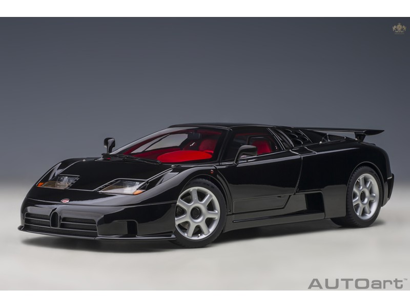 Bugatti EB 110 SS 1992 1:18 (Nero Vernice) - rt 2019 1:18 - Auto Art