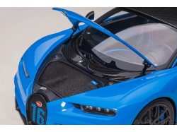 Bugatti Chiron Sport 2019 1:18 (French Racing Blue/Carbon) - AUTOart