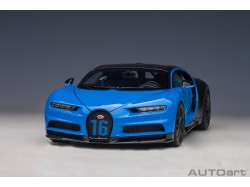 Bugatti Chiron Sport 2019 1:18 (French Racing Blue/Carbon) - AUTOart