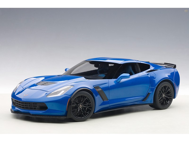 Chevrolet Corvette C7 Z06 1:18 modrá - AUTOart