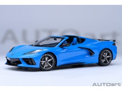 Chevrolet Corvette C8 Stingray Z51 2020 1:18 (Rapid Blue) - AUTOart