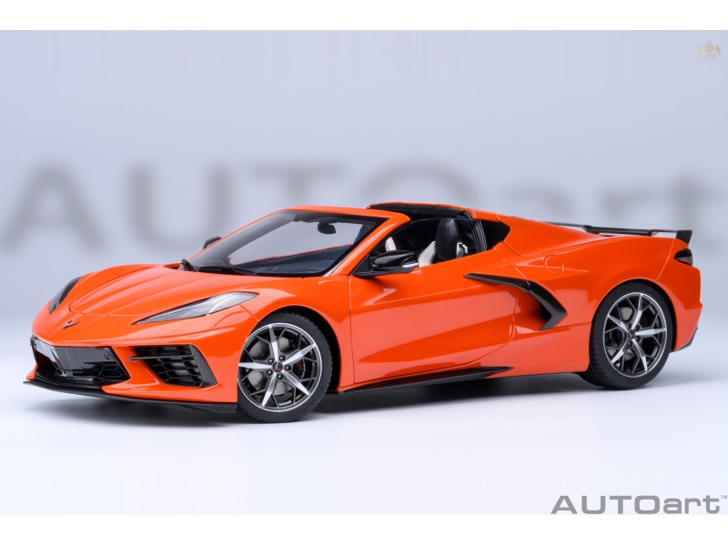 Chevrolet Corvette C8 Stingray Z51 2020 1:18 oranžová - AUTOart