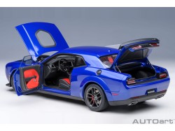 Dodge Challenger R/T SCAT PACK SHAKER WIDEBODY 2022 1:18 modrá - AUTOart
