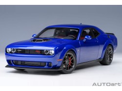 Dodge Challenger R/T SCAT PACK SHAKER WIDEBODY 2022 1:18 (Indigo Blue) - AUTOart