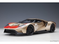 Ford GT 2022 64 Heritage Edition HOLMAN MOODY 1:18 (Holman Woody Gold) - AUTOart