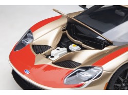 Ford GT 2022 64 Heritage Edition HOLMAN MOODY 1:18 (Holman Woody Gold) - AUTOart