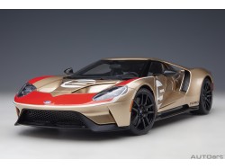 Ford GT 2022 64 Heritage Edition HOLMAN MOODY 1:18 (Holman Woody Gold) - AUTOart