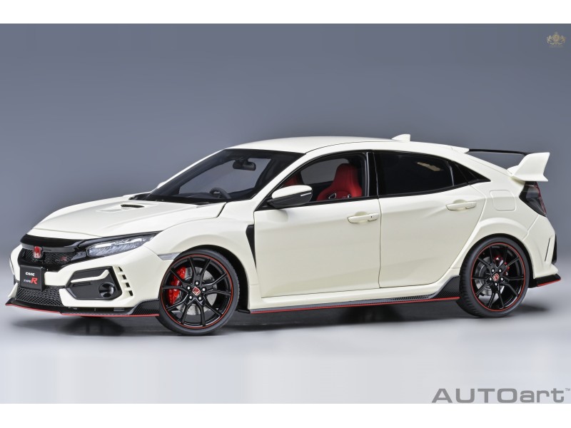 Honda Civic Type R (FK 8) 2021 1:18 (Championship White) - AUTOart